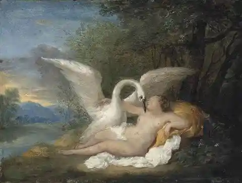 Zeus Swan Painting: Depictions in Classical Art